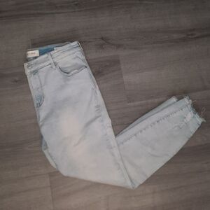 Pacsun Light Washed Distressed Ankle Jeggings